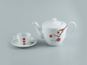 Bộ Trà Minh Long 0.65 L Daisy Hồng Mai