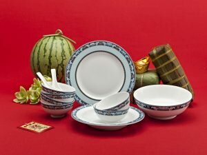 Bộ Đồ Ăn Minh Long Jasmine Phúc Lộc Thọ 22 Sản Phẩm