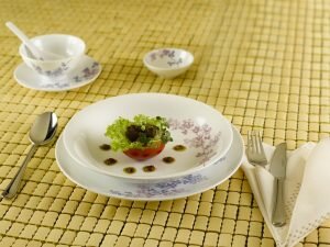 Bộ Đồ Ăn Minh Long Daisy Cỏ Tím 35 Sản Phẩm