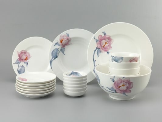 Món quà tặng mẹ ý nghĩa nhân ngày sinh nhật - Bộ Đồ Ăn Minh Long Camelia Trà My IFP 9 Sản Phẩm