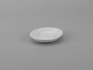 Chén chấm Minh Long 2 ngăn 10.5cm Jasmine nhà hàng