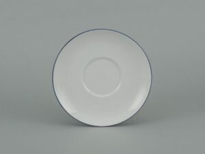 DĨA LÓT CHÉN MINH LONG 15.5 CM CAMELLIA CHỈ XANH DƯƠNG