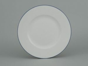 DĨA TRÒN MINH LONG 18 CM CAMELLIA CHỈ XANH DƯƠNG