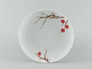 DĨA TRÒN ẢO MINH LONG 22 CM DAISY HỒNG MAI