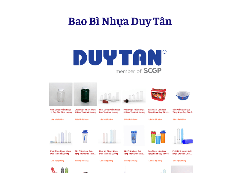 Nhựa Duy Tân – Thương hiệu hàng đầu Việt Nam trong lĩnh vực sản xuất nhựa